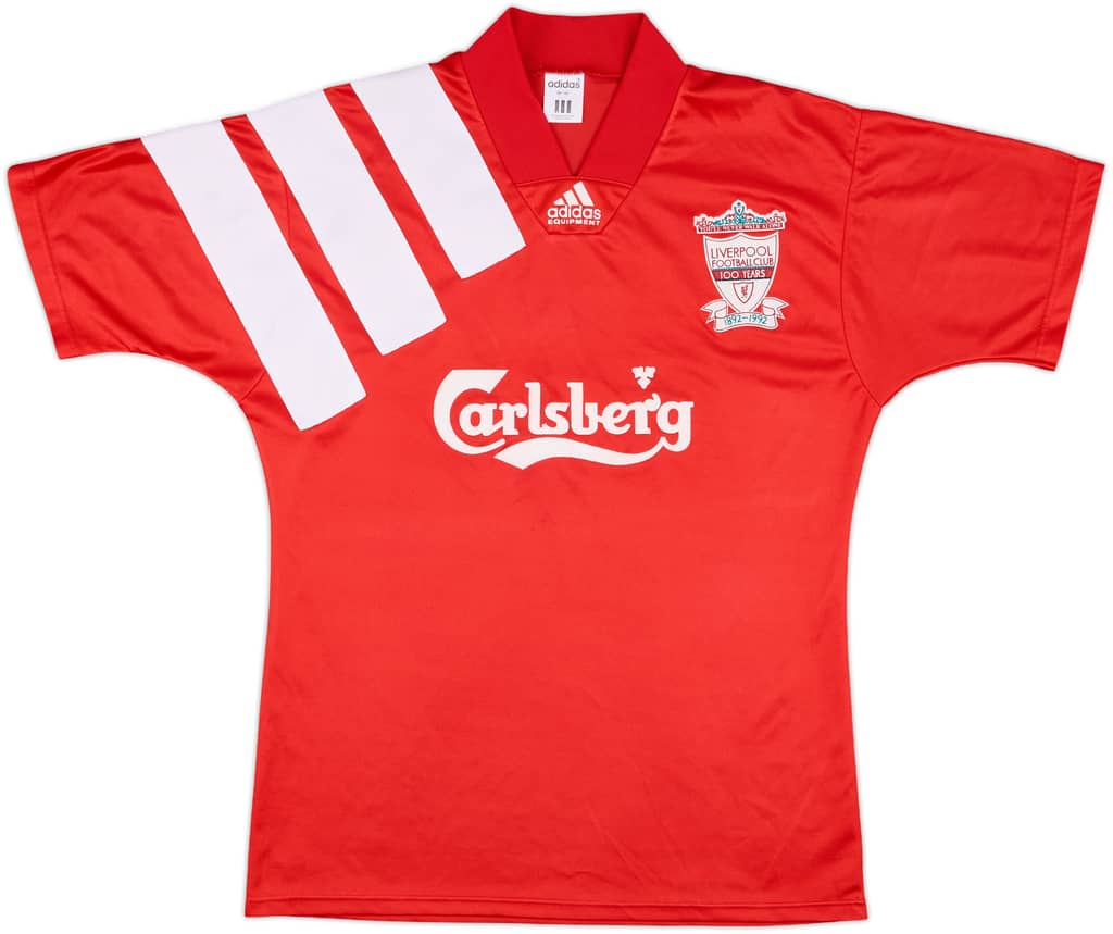 1991-92 Liverpool Home Shirt - 8/10 - (M)