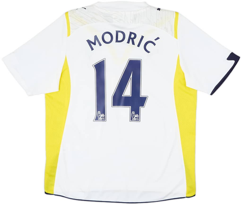 2009-10 Tottenham Home Shirt Modric #14 - 8/10 - (M)