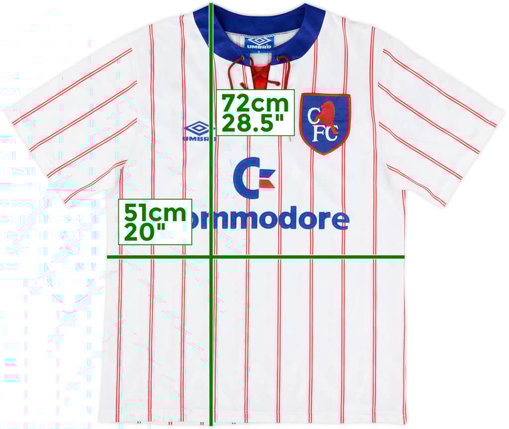 1992-94 Chelsea Away Shirt - 9/10 - (M)