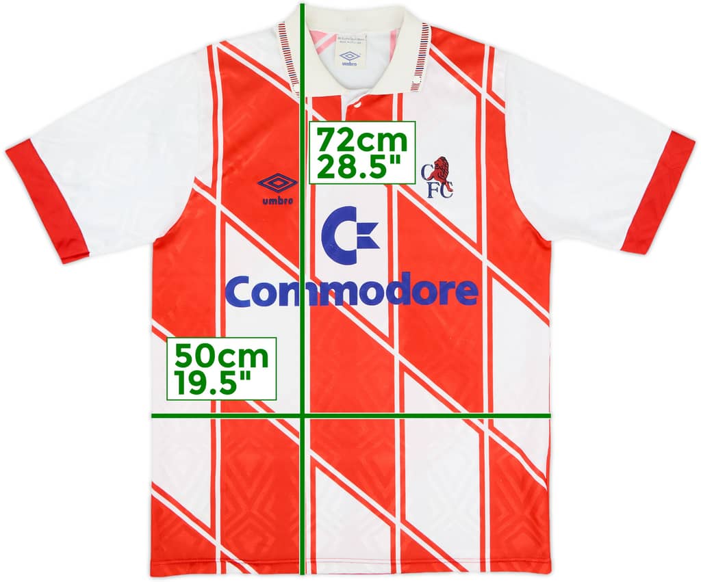 1990-92 Chelsea Away Shirt - 8/10 - (S)