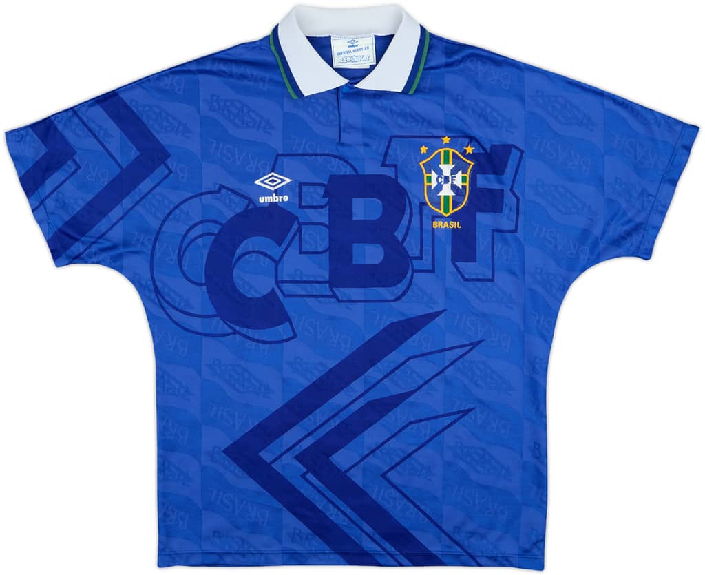 1991-93 Brazil Away Shirt - 5/10 - (M)