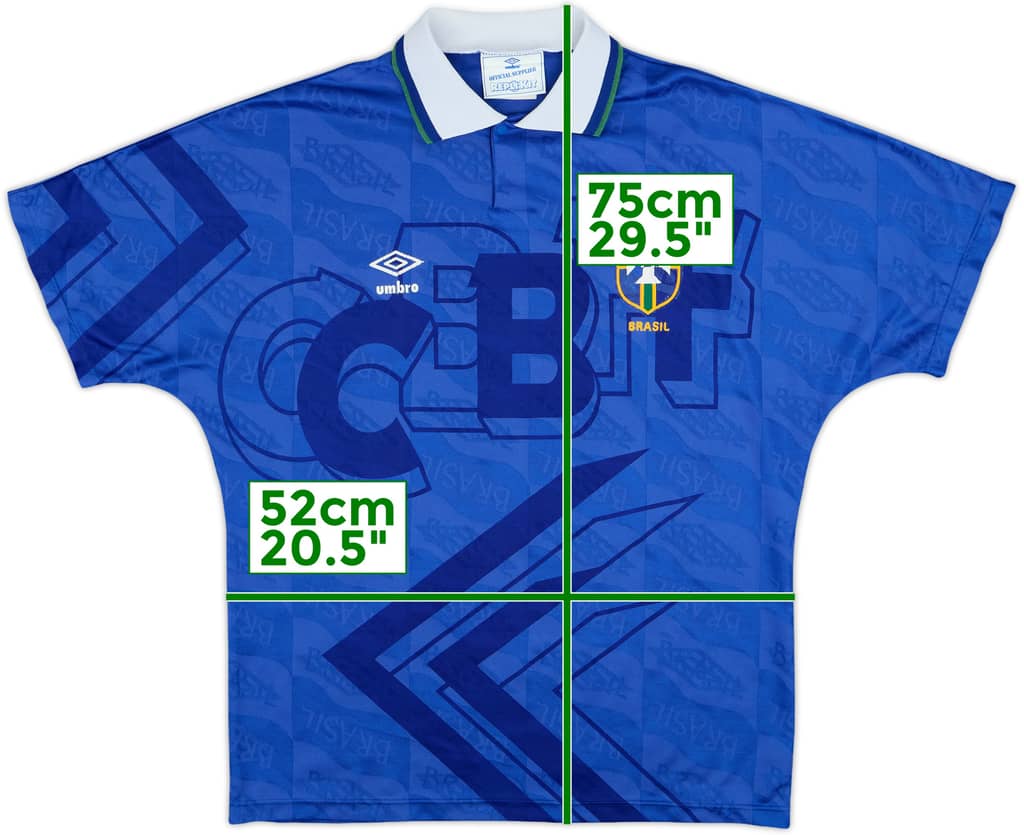 1991-93 Brazil Away Shirt - 5/10 - (M)