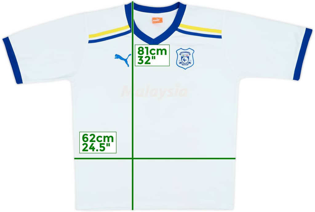 2011-12 Cardiff Away Shirt - 4/10 - (XL)