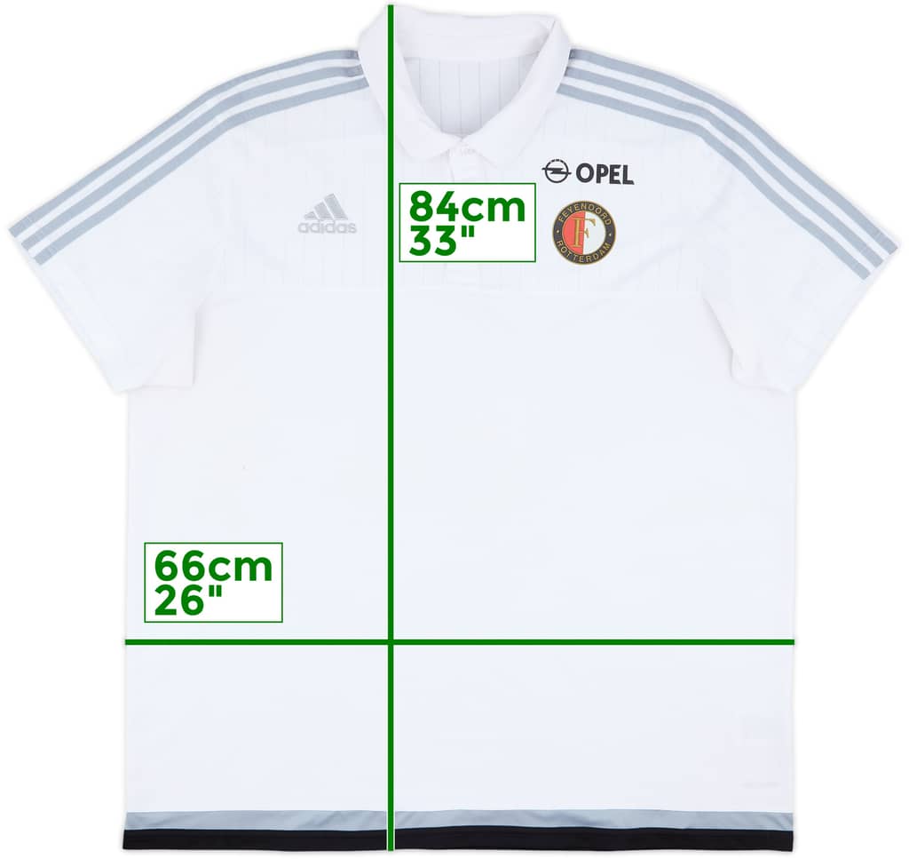 2015-16 Feyenoord adidas Polo Shirt - 8/10 - (XXL)