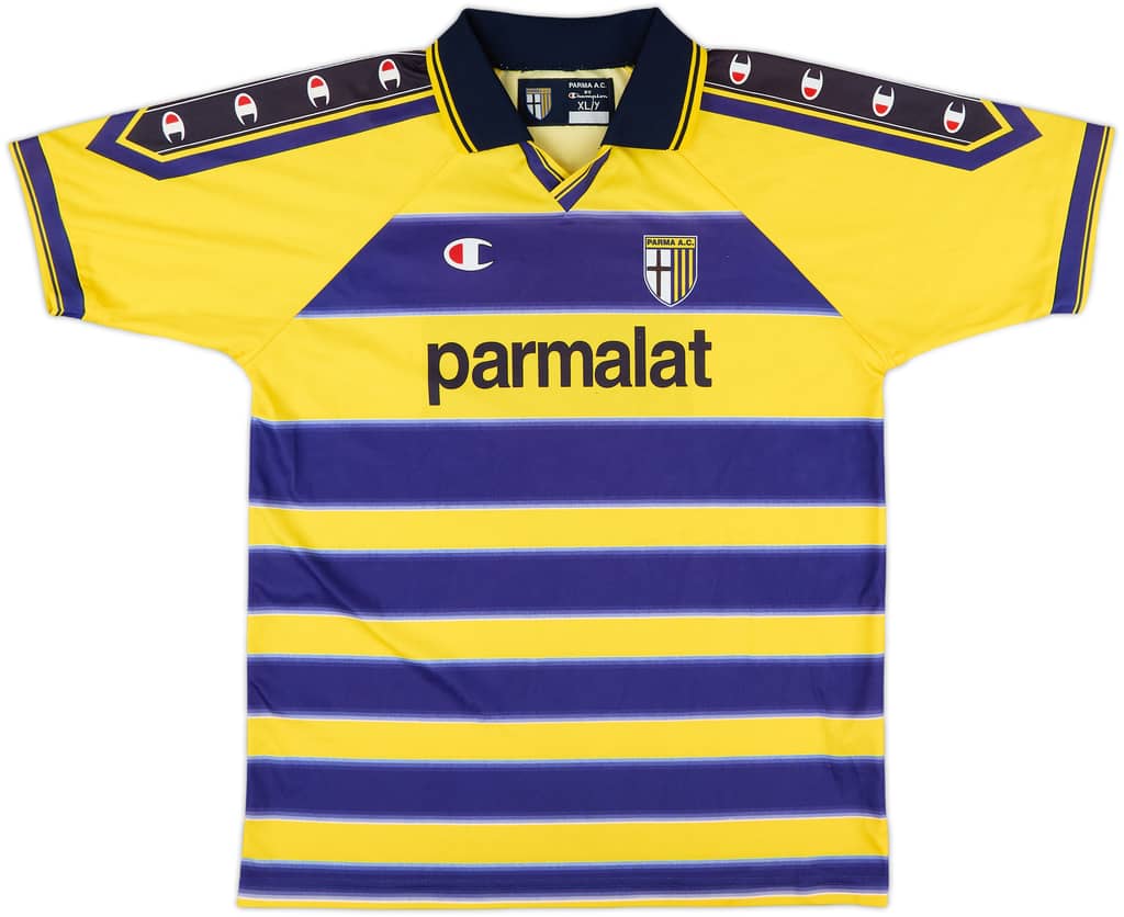 1999-00 Parma Basic Home Shirt - 8/10 - (XL.Boys)