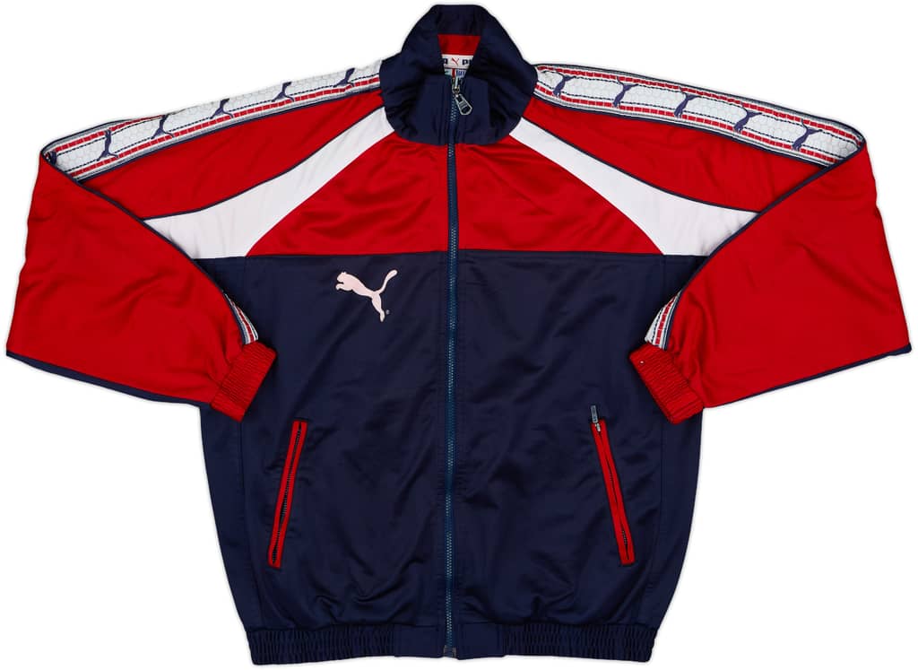 1996-98 Atletico Madrid Puma Track Jacket - 6/10 - (L)
