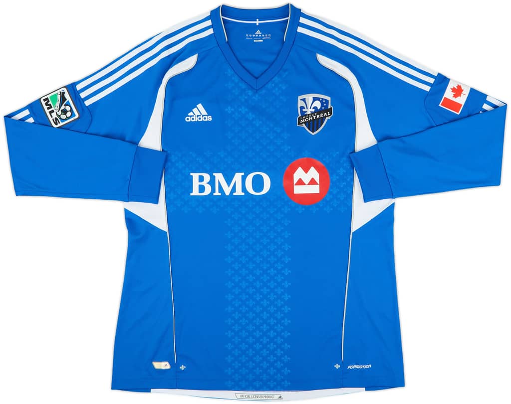 2012 Montreal Impact Authentic Home L/S Shirt - 10/10 - (XL)