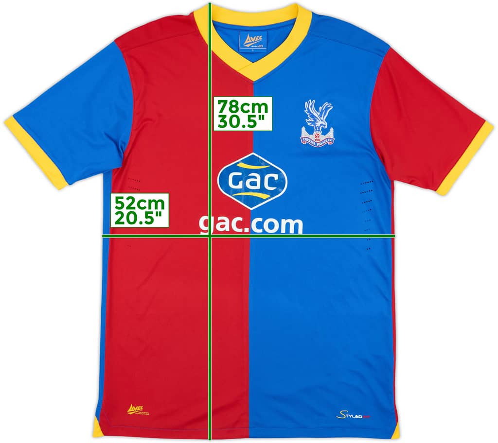 2012-13 Crystal Palace Authentic Home Shirt - 7/10 - (L)