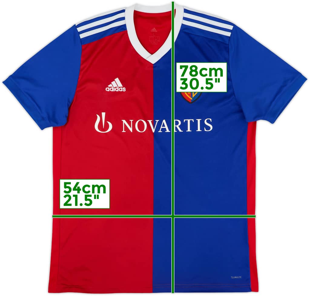 2018-19 FC Basel Home Shirt - 8/10 - (L)