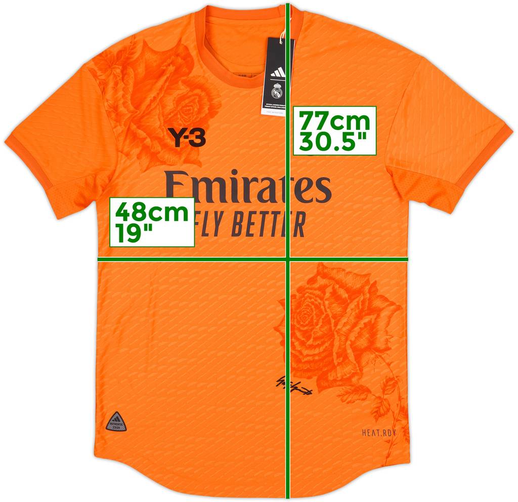 2023-24 Real Madrid adidas Y-3 Authentic GK S/S Shirt (M)