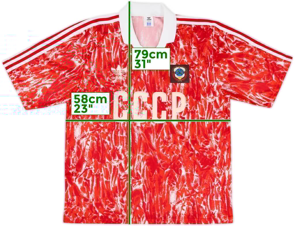 1989-91 Soviet Union Home Shirt - 9/10 - (L)