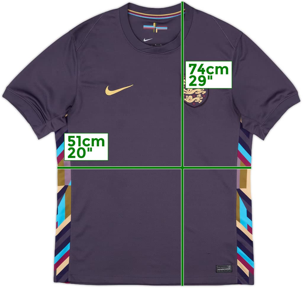 2024-25 England Away Shirt - 8/10 - (M)