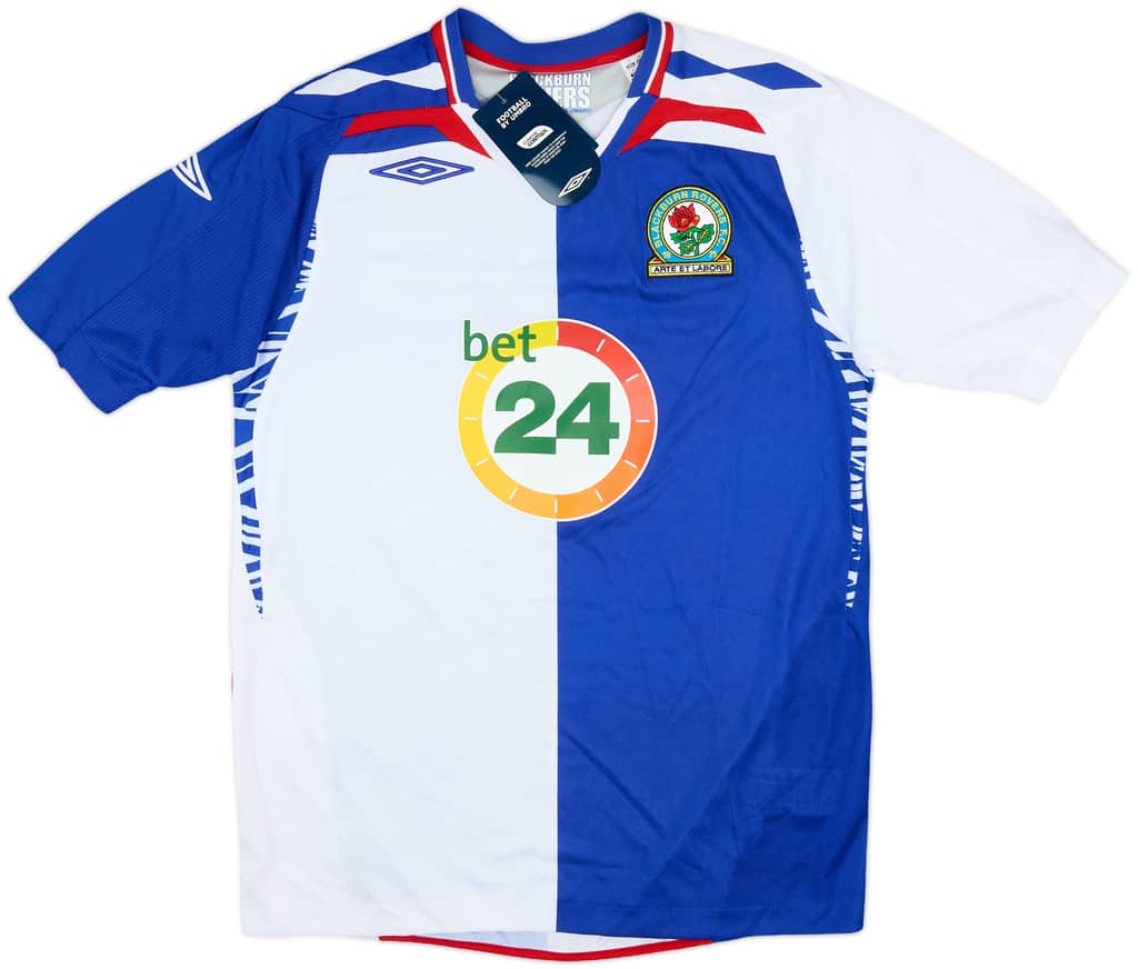 2007-08 Blackburn Home Shirt (S)