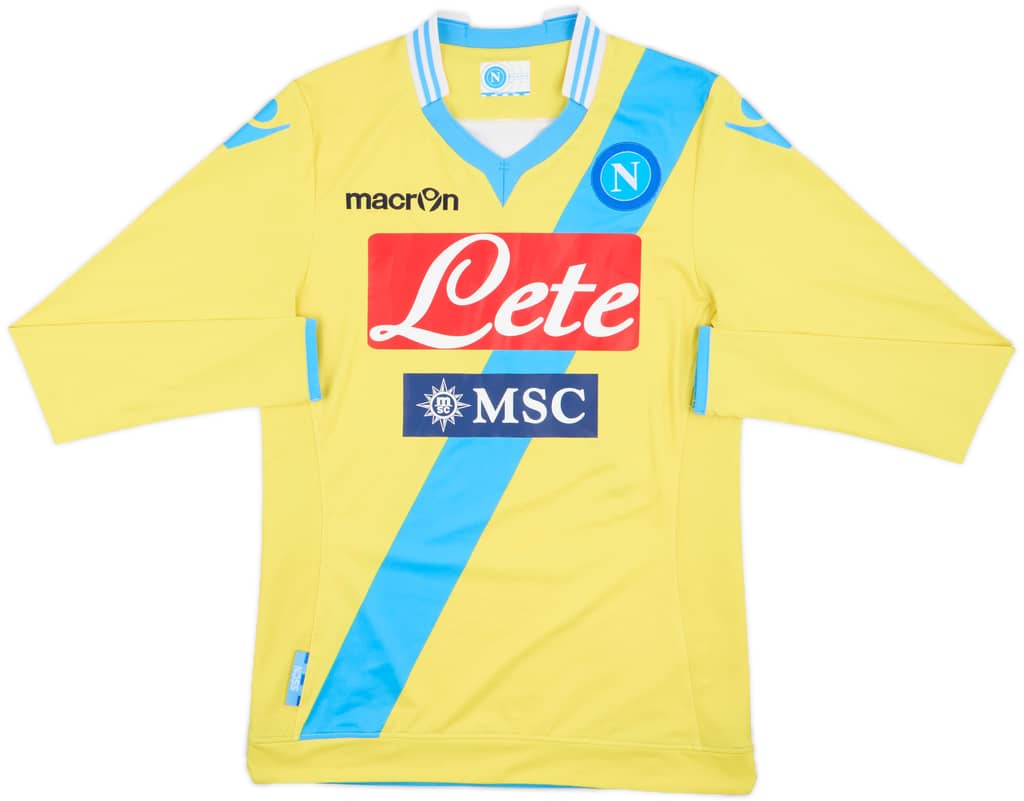 2013-14 Napoli Third L/S Shirt - 6/10 - (S)