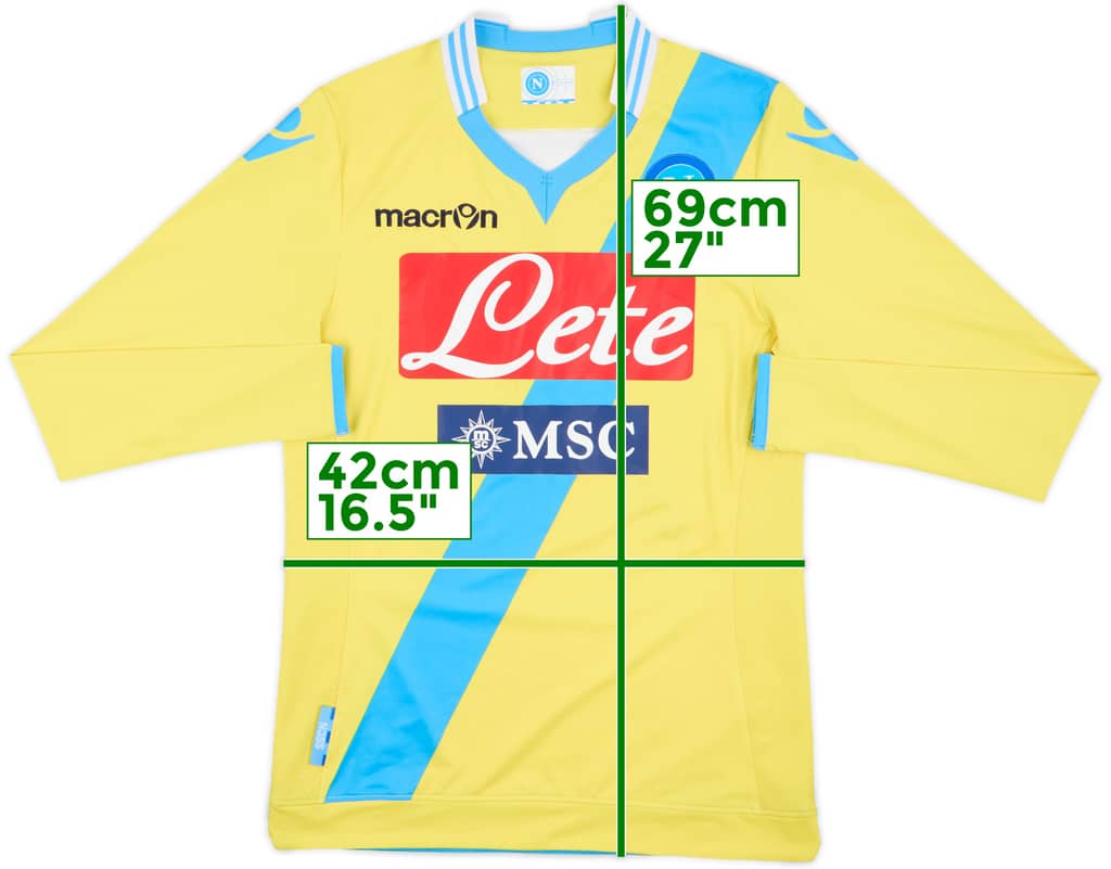 2013-14 Napoli Third L/S Shirt - 6/10 - (S)