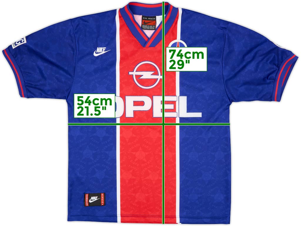 1995-96 Paris Saint-Germain Home Shirt - 9/10 - (M)
