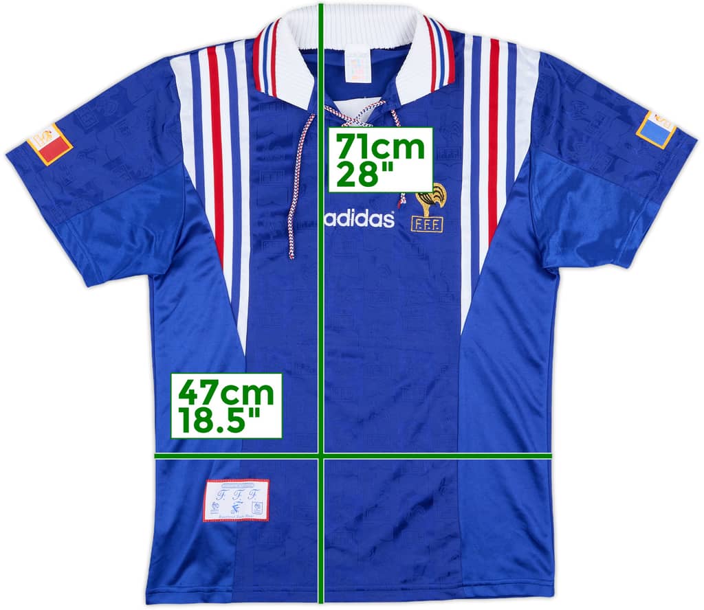 1996-98 France Home Shirt - 9/10 - (S)