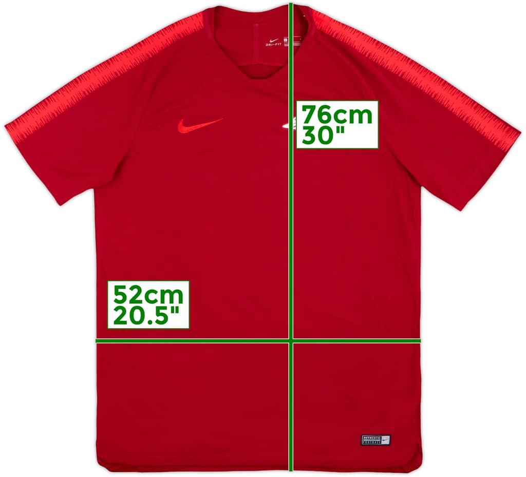 2018-19 RB Leipzig Nike Training Shirt - 10/10 - (L)