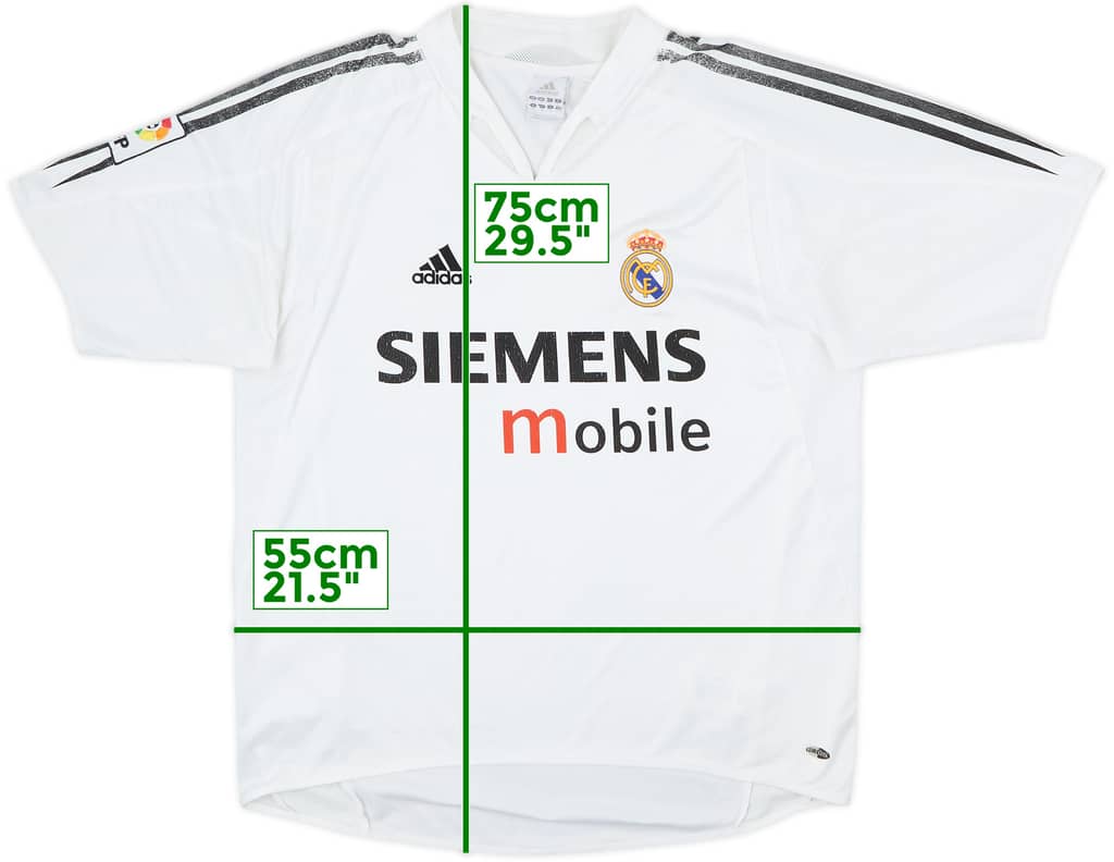 2004-05 Real Madrid Home Shirt - 5/10 - (M)