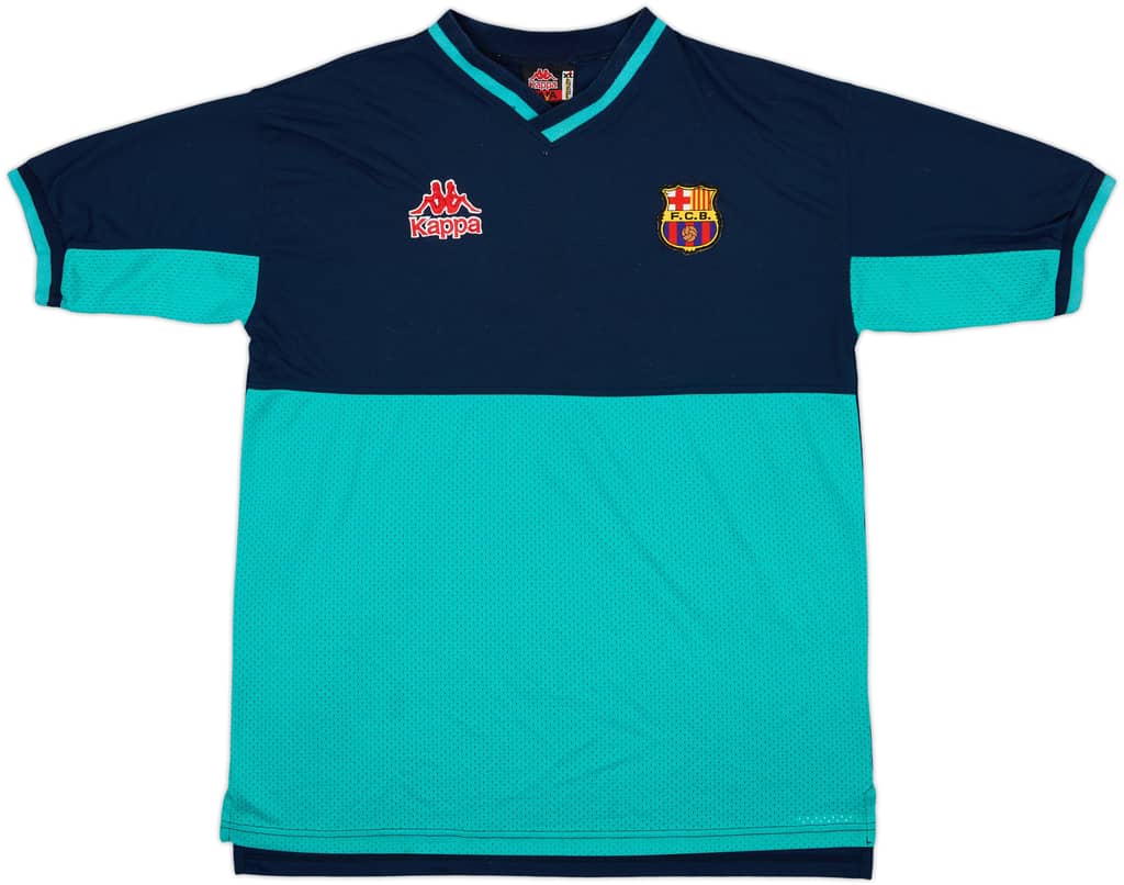1997-98 Barcelona Kappa Training Shirt - 8/10 - (XL)