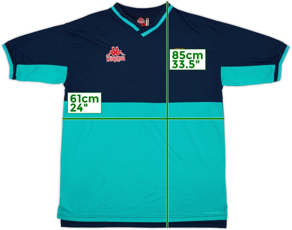 1997-98 Barcelona Kappa Training Shirt - 8/10 - (XL)