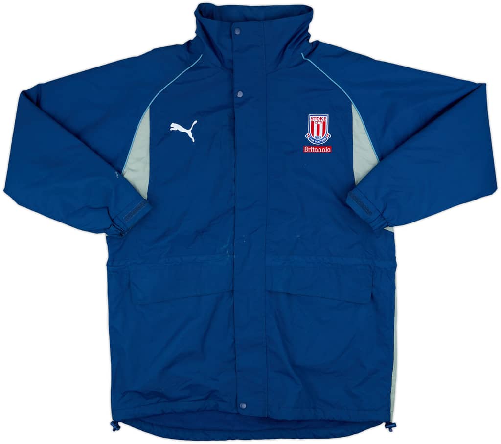 2005-06 Stoke City Puma Padded Bench Coat - 6/10 - (M)