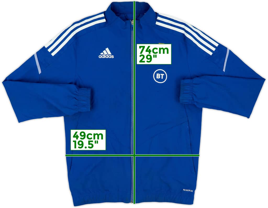 2021-22 Northern Ireland adidas Track Jacket - 6/10 - (S)