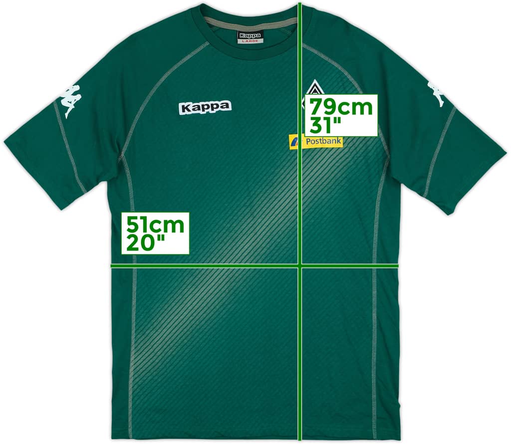 2016-17 Borussia Monchengladbach Kappa Training Shirt - 7/10 - (L)