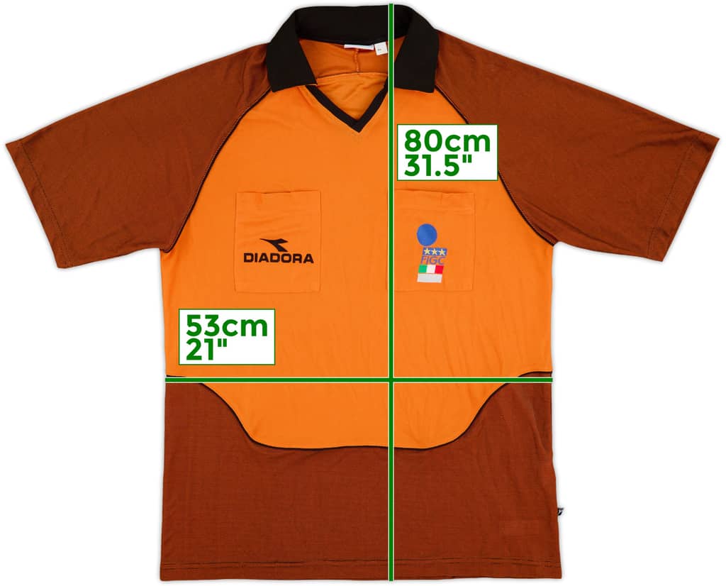 1999-00 Italy Diadora Referee Shirt - 9/10 - (XL)