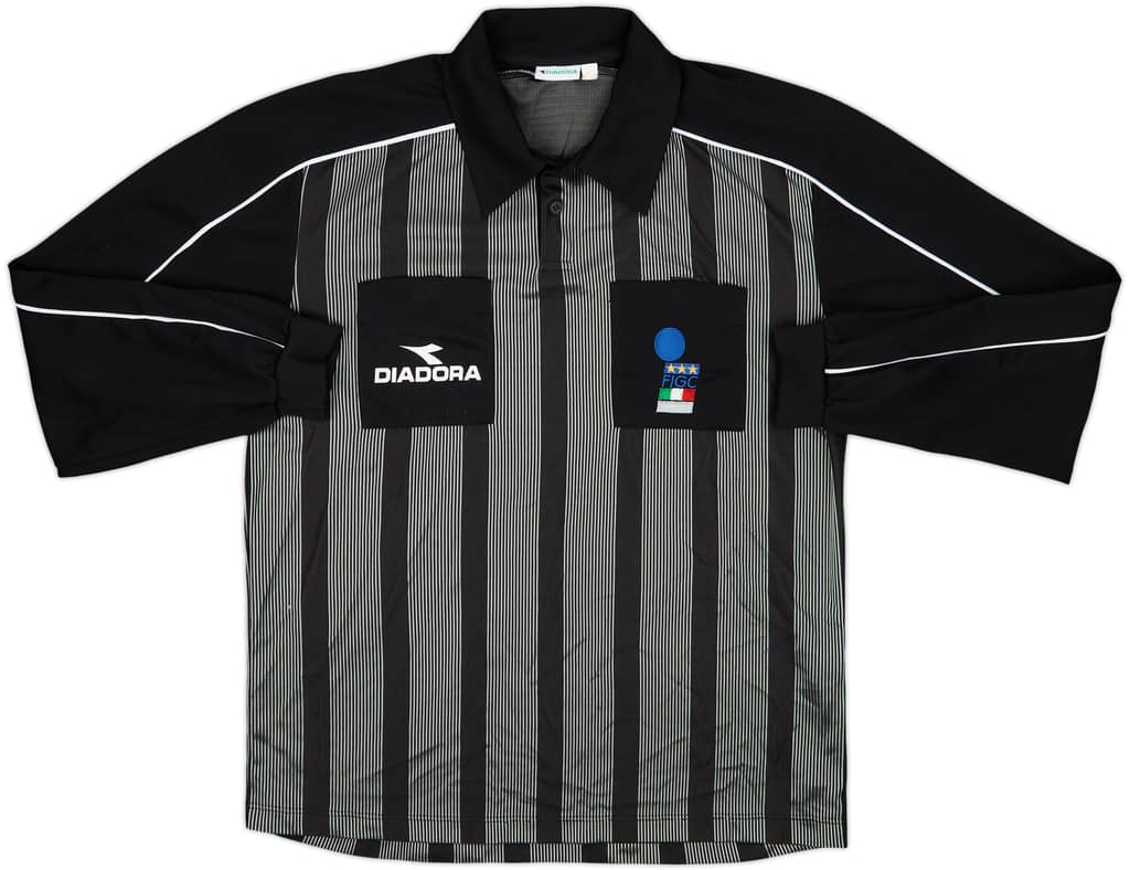 1999-00 Italy Diadora Referee L/S Shirt - 8/10 - (XL)