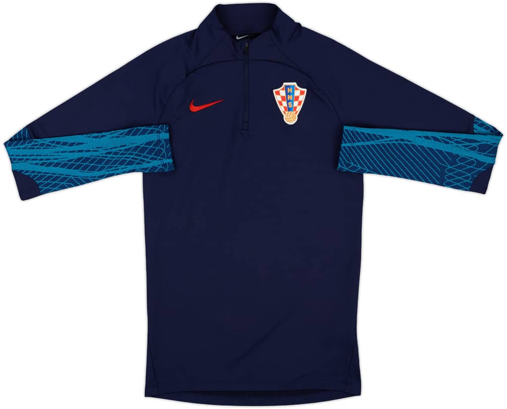 2022-23 Croatia Nike 1/4 Zip Training Top - 8/10 - (XS)