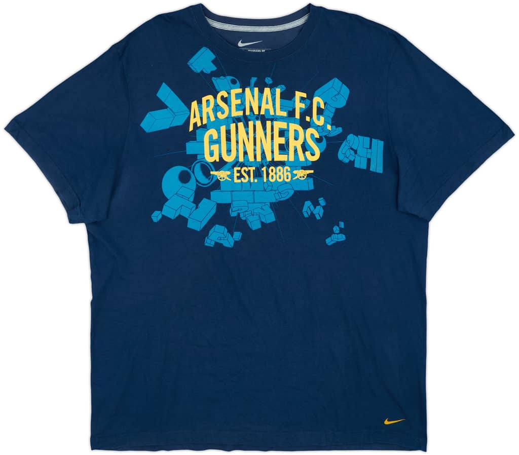 2010-11 Arsenal Nike Cotton Tee - 7/10 - (XXL)