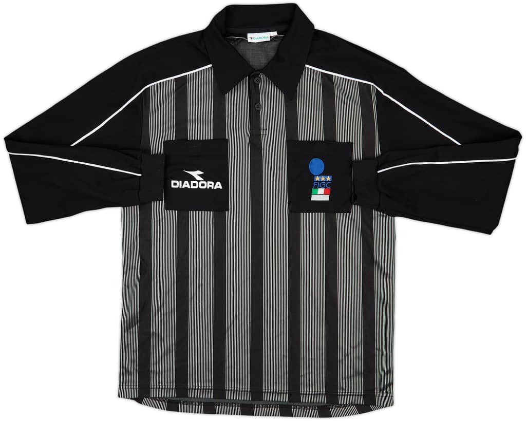 1999-00 Italy Diadora Referee L/S Shirt - 7/10 - (L)