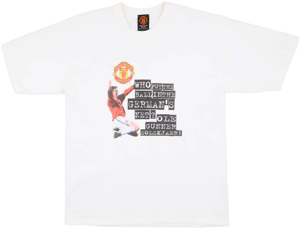 1999 Manchester United Graphic Tee - 9/10 - (XL)
