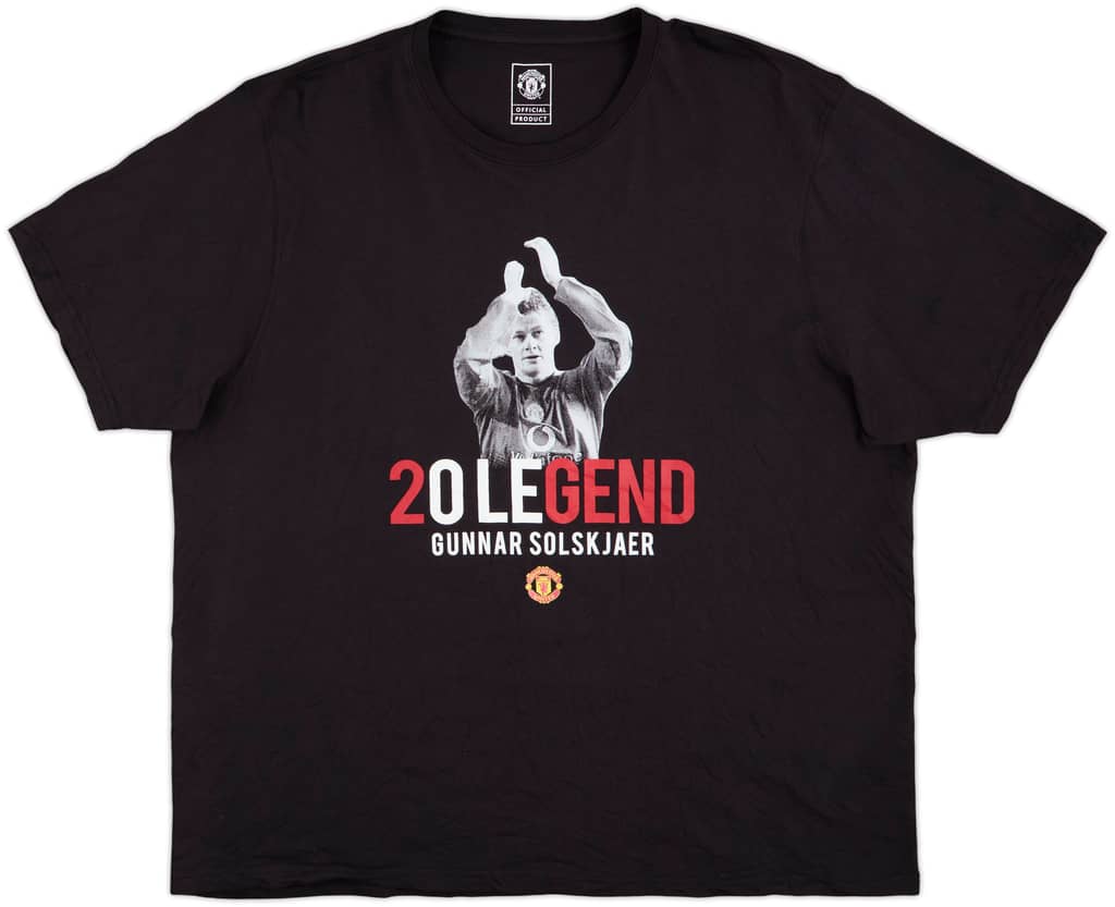 2004-05 Manchester United Graphic Tee - 10/10 - (XL)