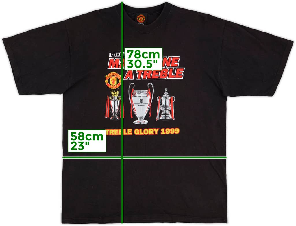 1999 Manchester United Graphic Tee - 10/10 - (XL)