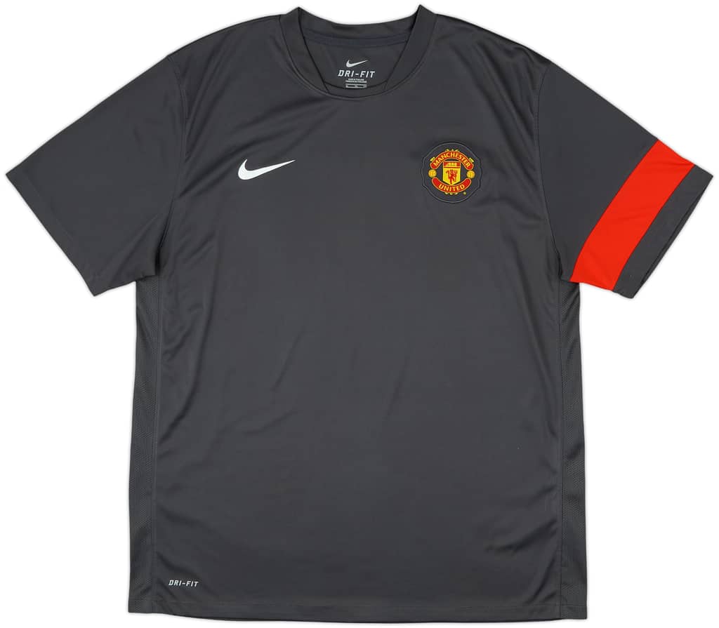 2010-11 Manchester United Nike Training Shirt - 8/10 - (XL)