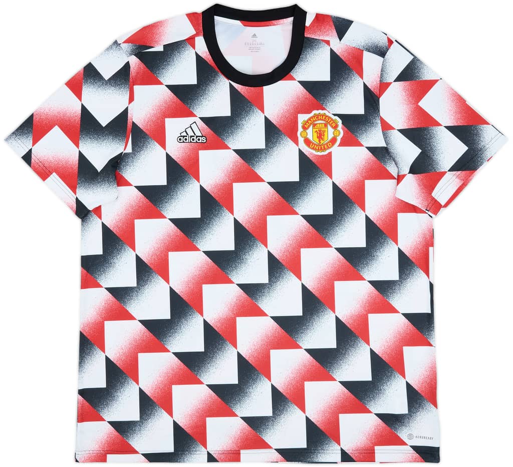 2022-23 Manchester United adidas Pre-Match Shirt - 10/10 - (XXL)