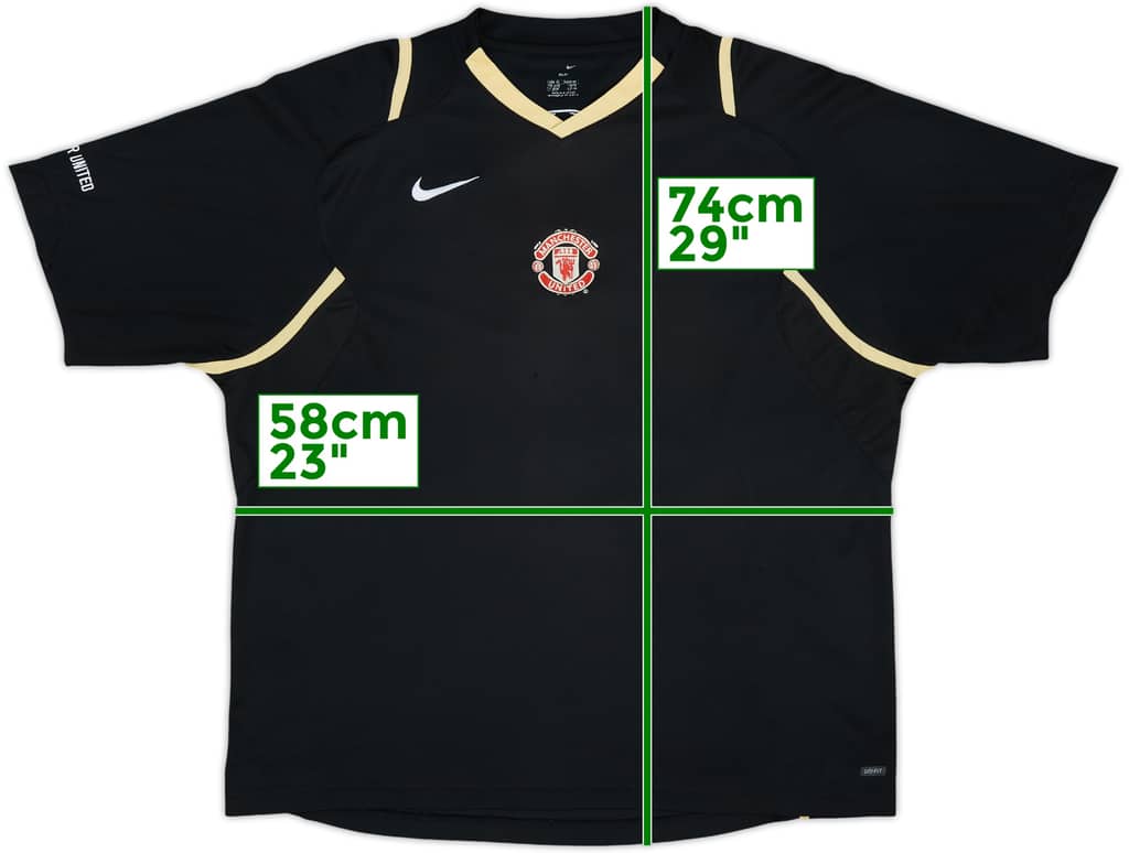 2006-07 Manchester United Nike Training Shirt - 5/10 - (XL)