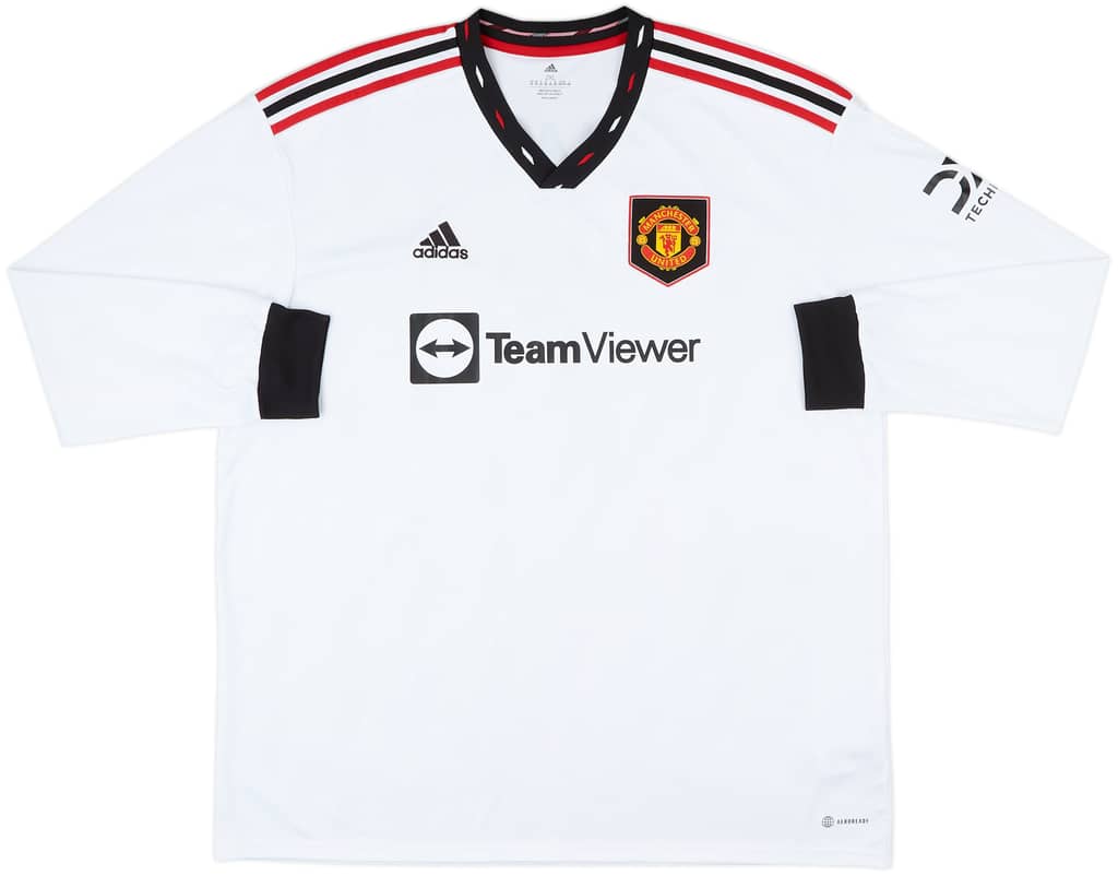 2022-23 Manchester United Away L/S Shirt Ronaldo #7 - 9/10 - (XXL)