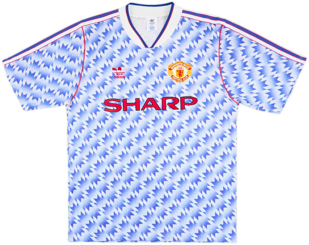 1990-92 Manchester United Away Shirt - 5/10 - (M)