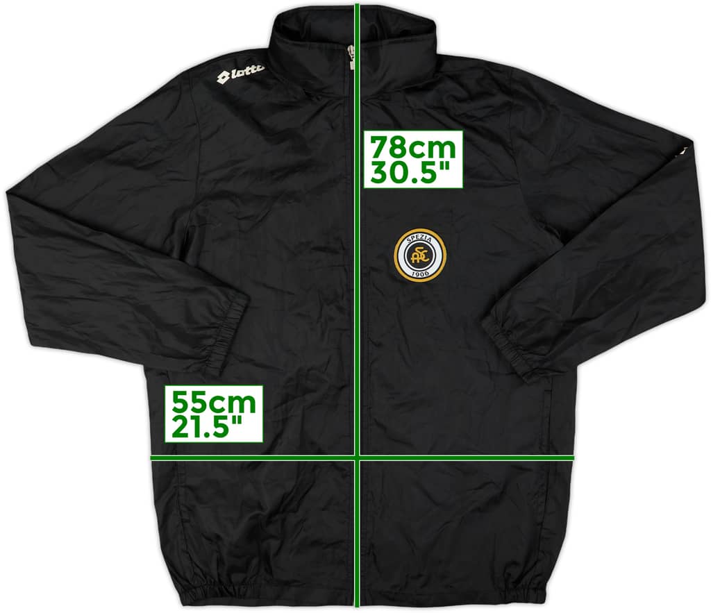 2012-13 Spezia Lotto Hooded Rain Jacket - 9/10 - (XL.Boys)