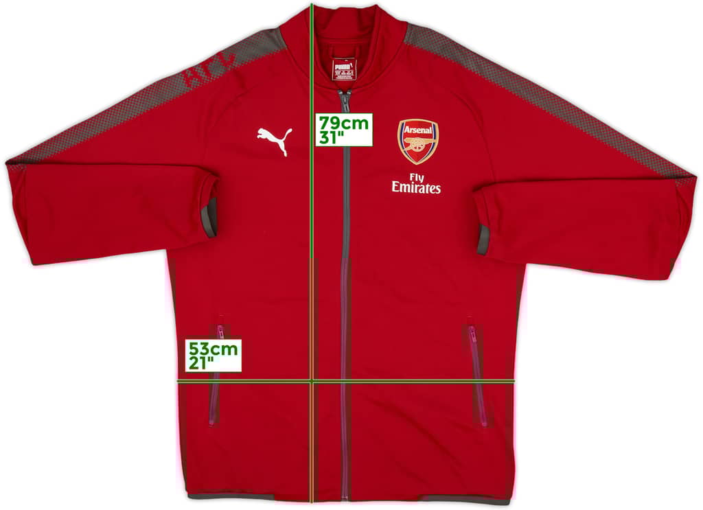 2017-18 Arsenal Puma Track Jacket - 10/10 - (XL)
