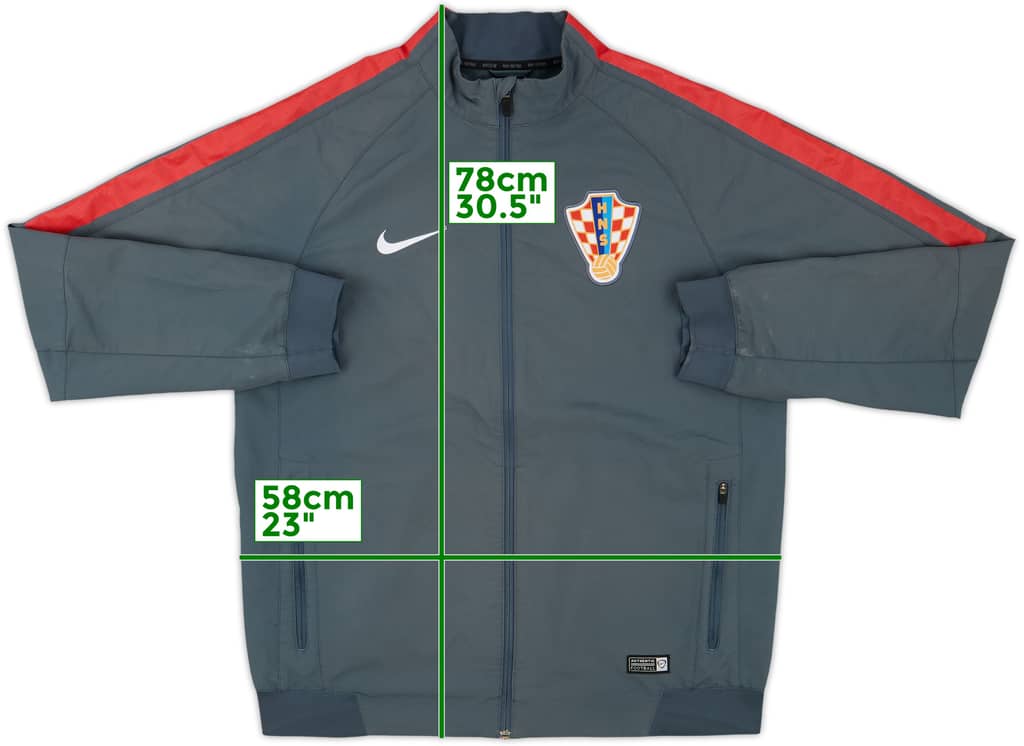 2015-16 Croatia Nike Track Jacket - 9/10 - (L)