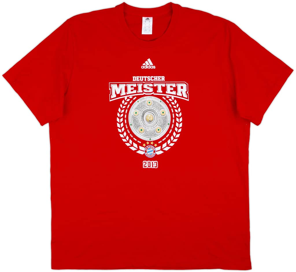 2013-14 Bayern Munich adidas Cotton Tee - 10/10 - (XXL)