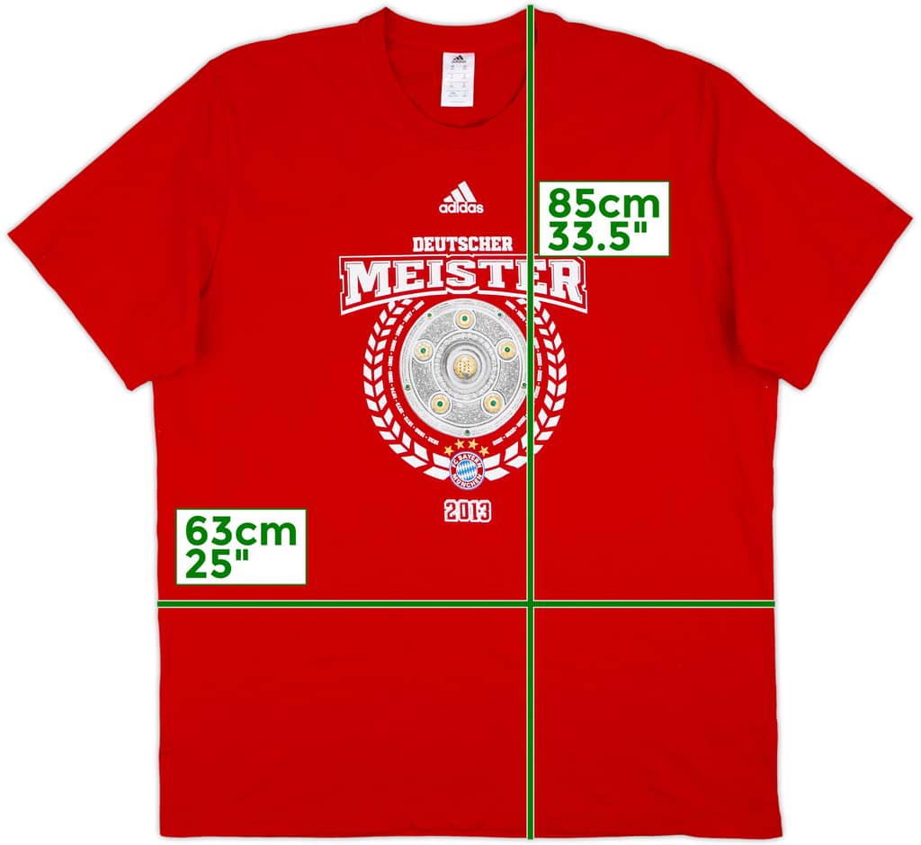 2013-14 Bayern Munich adidas Cotton Tee - 10/10 - (XXL)