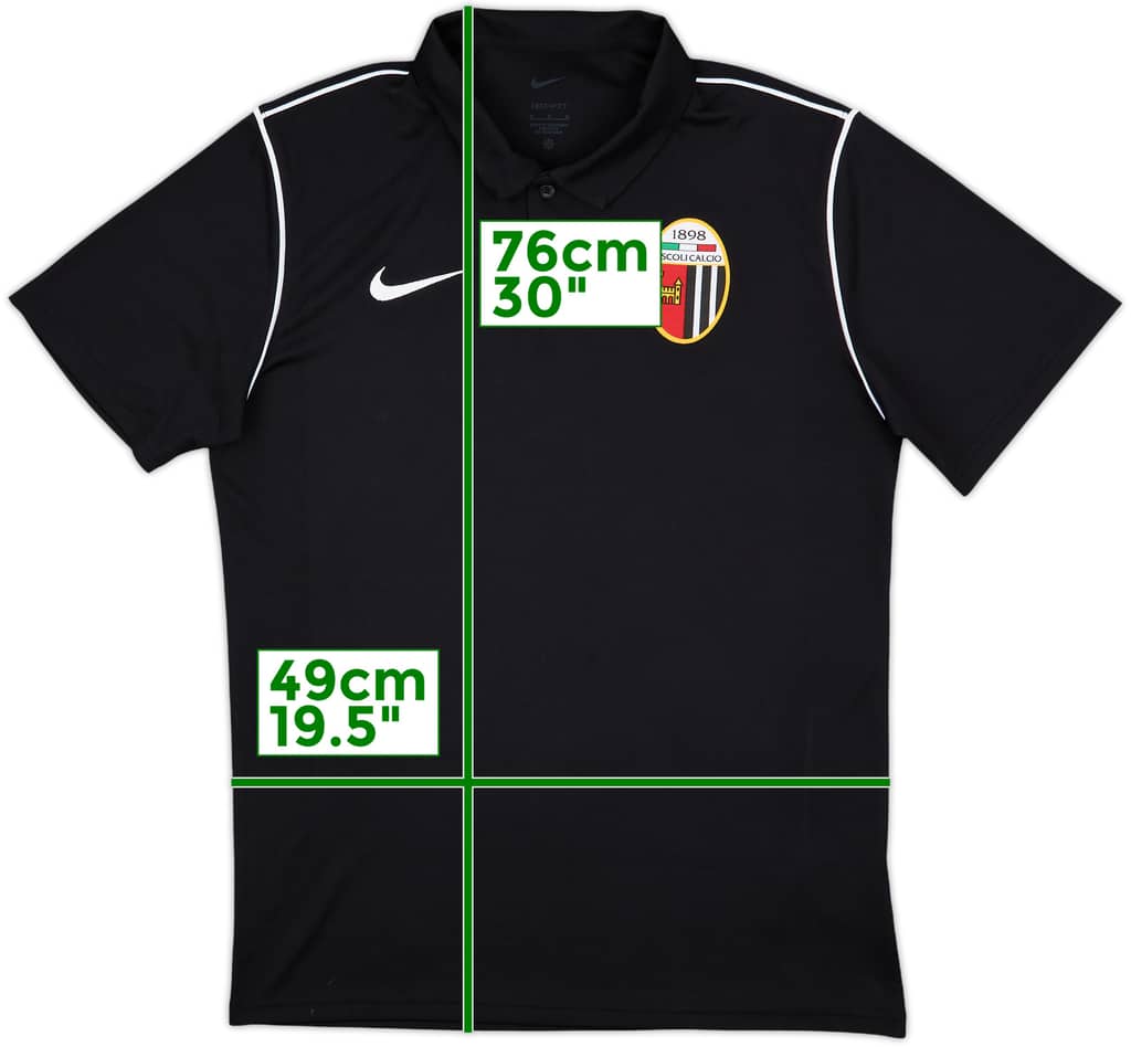 2023-24 Ascoli Nike Polo Shirt - 8/10 - (M)