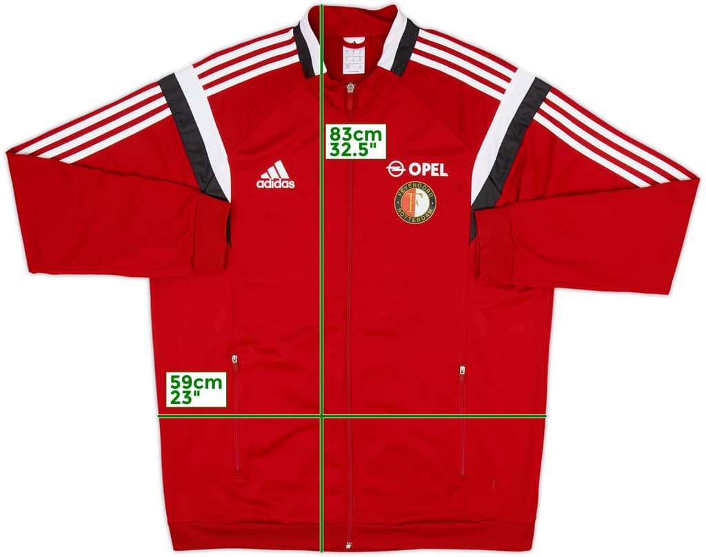 2014-15 Feyenoord adidas Track Jacket - 8/10 - (XL)