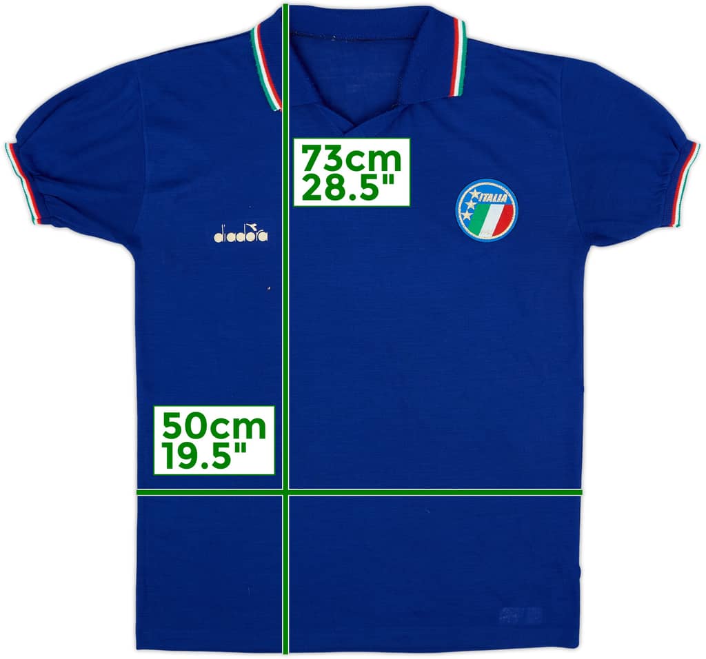 1986-91 Italia Camiseta Local - 8/10 - (M)