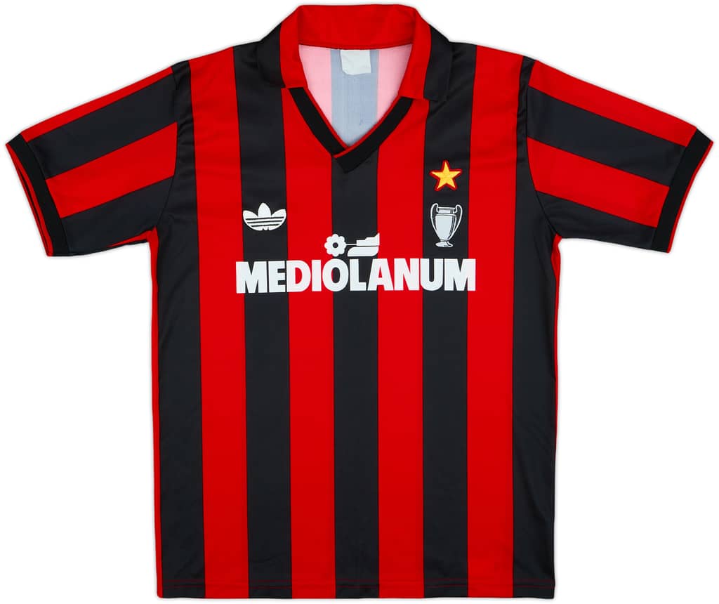 1990-91 AC Milan Home Shirt - 8/10 - (S)